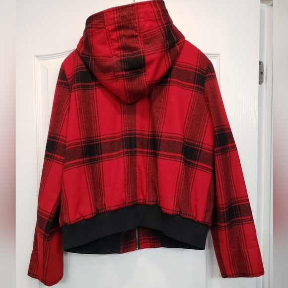 Womens Plaid Fall/Winter Jacket - Picture 2 of 2